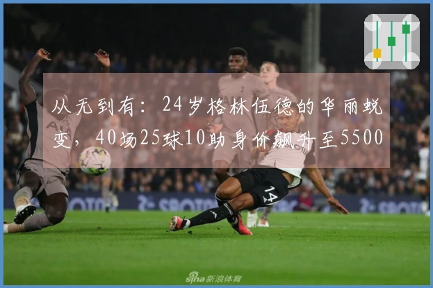 从无到有：24岁格林伍德的华丽蜕变，40场25球10助身价飙升至5500万！